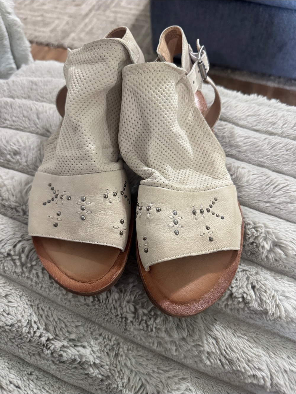 Miz Mooz - Leather Ankle-Strap Sandals